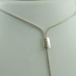 Laden Sie das Bild in den Galerie-Viewer, Vintage 925er Silber Damen Collier mit Zirkonia & Turmalin