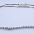Laden Sie das Bild in den Galerie-Viewer, Vintage Collier mit 0.45 ct. Brillanten / 750er 18 Karat Gold 42 cm