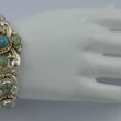 Laden Sie das Bild in den Galerie-Viewer, Vintage Damenarmband mit Türkis / versilbert