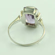 Laden Sie das Bild in den Galerie-Viewer, Vintage Damenring 835er Silber mit Amethyst 54 17,2 mm Ø
