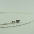 Laden Sie das Bild in den Galerie-Viewer, Vintage 925er Silber Damen Halskette & Anhänger mit Zirkonia 925er Silber