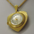 Laden Sie das Bild in den Galerie-Viewer, HALS KETTENUHR AMILA DE LUXE-TASCHENUHR MIT KETTE-HANDAUFZUG