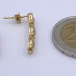 Laden Sie das Bild in den Galerie-Viewer, Vintage Ohrringe mit Zirkonia 585er - 14 Karat Gelbgold