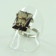 Laden Sie das Bild in den Galerie-Viewer, Vintage Damen Ring mit Rosenquarz / 925er Silber - 59 18,8 mm Ø