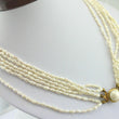 Laden Sie das Bild in den Galerie-Viewer, Vintage Damen Perlenkette & Perlenarmband 62cm 2,6 mm Durchmesser