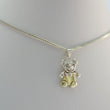 Laden Sie das Bild in den Galerie-Viewer, Modische 925er Silber Kette mit Teddybär Anhänger
