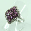 Laden Sie das Bild in den Galerie-Viewer, Damen Ring Amethyst 925er Silber 60 19,1 mm Ø