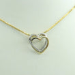 Laden Sie das Bild in den Galerie-Viewer, Damen Halskette mit Anhänger&Diamanten 0.05 ct. 333er 8 Karat Gelbgold&Weißgold