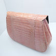 Laden Sie das Bild in den Galerie-Viewer, Vintage Damen Handtasche SK Modell echtes Krokodilleder Rosa
