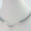 Laden Sie das Bild in den Galerie-Viewer, Süßwasserperlencollier 925er silber mit Zirkonia