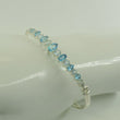Laden Sie das Bild in den Galerie-Viewer, Vintage Damen Armband Silber 925er mit Topas