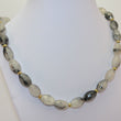 Laden Sie das Bild in den Galerie-Viewer, Vintage Damen /Turmalinquarz Collier mit Goldschließe / 375er Gold / 10Karat