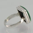 Laden Sie das Bild in den Galerie-Viewer, Ring mit Malachit 925er Silber - Grösse 60 19,1 mm Ø