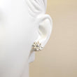 Laden Sie das Bild in den Galerie-Viewer, Ohrstecker mit Diamanten 0.10 ct / 585er 14 Karat Weißgold