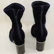 Laden Sie das Bild in den Galerie-Viewer, Vero Cuoio Stiefel Gr. 38,5 Blau Samt Damen Schuhe Boots