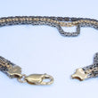 Laden Sie das Bild in den Galerie-Viewer, Königs Armkette 333er 8 Karat Weiß - Gelbgold 21 cm
