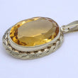 Laden Sie das Bild in den Galerie-Viewer, Vintage Damen Anhänger mit Citrin / 333er - 8 Karat Gold