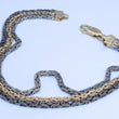 Laden Sie das Bild in den Galerie-Viewer, Königs Armkette 333er 8 Karat Weiß - Gelbgold 21 cm
