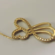 Laden Sie das Bild in den Galerie-Viewer, Vintage Collier mit Zirkonia / 585er 14 Karat Gelbgold / ca. 44 cm