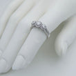 Laden Sie das Bild in den Galerie-Viewer, Past Present Future Ring Diamant 2,0 ct / 585er - 14 K Gold Gr. 55 17,5 mm Ø