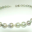 Laden Sie das Bild in den Galerie-Viewer, Collier 585er Goldverschluß Tahitizuchtperlen Ø 8,5 mm- 12,5 mm & 17 Diamanten