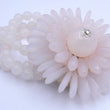 Laden Sie das Bild in den Galerie-Viewer, Vintage Damen Armband Rosenquarz 16cm