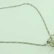Laden Sie das Bild in den Galerie-Viewer, Vintage Damen Halskette mit Muschel & Karneol / 925er Silber / ca. 44 cm / Kreuz