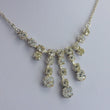 Laden Sie das Bild in den Galerie-Viewer, Vintage Collier mit Zirkonia / 835er Silber / ca. 50,0 cm