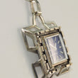 Laden Sie das Bild in den Galerie-Viewer, Kasper Halskettenuhr Taschenuhr 835er Silber - Handaufzug - mit Kette 49 cm