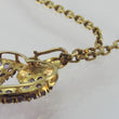 Laden Sie das Bild in den Galerie-Viewer, Gold Kette mit Anhänger Amethyst & Diamanten 0.06 ct Gelbgold 333er 8 Karat