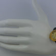Laden Sie das Bild in den Galerie-Viewer, ROAMER Damen Armbanduhr - vergoldet / Handaufzug / Lederarmband