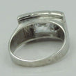 Laden Sie das Bild in den Galerie-Viewer, Vintage Damen Ring mit Zirkonia/ 925er Silber - 58 18,4 mm Ø