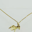 Laden Sie das Bild in den Galerie-Viewer, Goldkette mit Anhänger Sternzeichen Steinbock 333er 8 Karat Gold 42cm