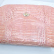 Laden Sie das Bild in den Galerie-Viewer, Vintage Damen Handtasche SK Modell echtes Krokodilleder Rosa