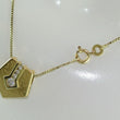 Laden Sie das Bild in den Galerie-Viewer, Vintage Kette mit Anhänger & Zirkonia / 333er 8 K Gelbgold / ca. 42 cm