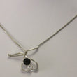 Laden Sie das Bild in den Galerie-Viewer, Weißgold Goldkette 333er mit Onyx und Zirkonia