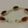 Laden Sie das Bild in den Galerie-Viewer, Vintage Bernstein Damen Armband - 835 Silber