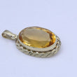 Laden Sie das Bild in den Galerie-Viewer, Vintage Damen Anhänger mit Citrin / 333er - 8 Karat Gold