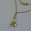 Laden Sie das Bild in den Galerie-Viewer, Vintage Anhänger 0,02 ct. Diamant & Perle / 585er 14 Karat Gold 43cm