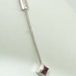 Laden Sie das Bild in den Galerie-Viewer, Vintage 925er Silber Damen Collier mit Zirkonia & Turmalin
