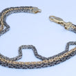 Laden Sie das Bild in den Galerie-Viewer, Königs Armkette 333er 8 Karat Weiß - Gelbgold 21 cm