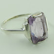 Laden Sie das Bild in den Galerie-Viewer, Vintage Damenring 835er Silber mit Amethyst 54 17,2 mm Ø