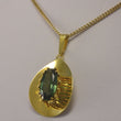 Laden Sie das Bild in den Galerie-Viewer, Vintage Kette & Anhänger mit Turmalin / 333er 8 Karat Gold / ca. 62 cm