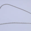 Laden Sie das Bild in den Galerie-Viewer, Collier mit Saphiren & Diamanten / 750er - 18 Karat Weißgold / ca. 48,0 cm
