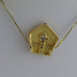 Laden Sie das Bild in den Galerie-Viewer, Vintage Kette mit Anhänger & Zirkonia / 333er 8 K Gelbgold / ca. 42 cm
