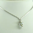 Laden Sie das Bild in den Galerie-Viewer, Damen Collier mit Perlen & Diamanten 0,30ct / 585er 14 Karat Weißgold -42cm-