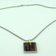 Laden Sie das Bild in den Galerie-Viewer, Unisex Kette 925er Silber mit Halbedelstein Anhänger
