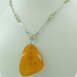 Laden Sie das Bild in den Galerie-Viewer, Vintage Damen 835er Silber Kette mit Bernstein