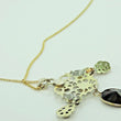 Laden Sie das Bild in den Galerie-Viewer, Vintage Damen Kette & Anhänger Turmalin 333er 8 Karat Gold 48cm