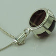 Laden Sie das Bild in den Galerie-Viewer, Vintage Damen Kette 800er Silber mit Tigerauge Anhänger 835er